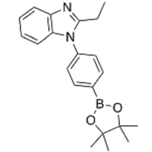 2-乙基-1-（4-（4,4,5,5-四甲基-1,3,2-二氧硼杂环戊烷-2-基）苯基-1H-苯并[d]咪唑
