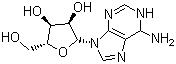 CAS 登录号:58-61-7, 腺苷, 腺甙, 腺嘌呤核苷, 9-beta-D-呋喃核糖基腺嘌呤