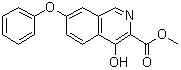 CAS 登录号：1455091-10-7, 4-羟基-7-苯氧基-3-异喹啉羧酸甲酯