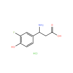 3-氨基-3-(3-氟-4-羟基苯基)丙酸盐酸盐