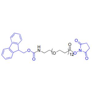 FMOC酰胺-十二聚乙二醇-NHS酯