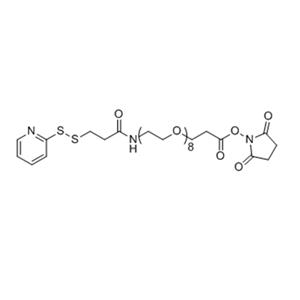 吡啶二硫丙酰胺-八聚乙二醇-NHS酯