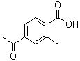 CAS 登录号：55860-35-0, 4-乙酰基-2-甲基苯甲酸
