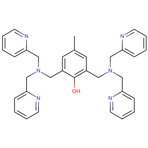 2,6-bis((bis(pyridin-2-ylmethyl)amino)methyl)-4-methylphenol