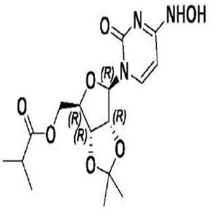 （（3aR，4R，6R，6aR）-6-（4-（羟胺基）-2-氧嘧啶-1（2H）-基）-2,2-二甲基四氢呋喃[3,4-d][1,3]二氧醇-4-基）异丁酸甲酯