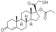 CAS 登录号：19608-29-8, CB-03-01, 21-羟基-17-(1-氧代丙氧基)孕甾-4-烯-3,20-二酮