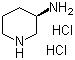 CAS 登录号：334618-23-4, (R)-3-氨基哌啶双盐酸盐, (R)-3-氨基哌啶二盐酸盐