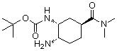 CAS 登录号：365998-36-3, [(1R,2S,5S)-2-氨基-5-[(二甲基氨基)羰基]环己基]氨基甲酸叔丁酯