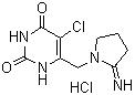 CAS 登录号：183204-72-0, 5-氯-6-[(2-亚氨基-1-吡咯烷基)甲基]-2,4(1H,3H)-嘧啶二酮单盐酸盐