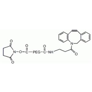 二苯基环辛炔PEG琥珀酰亚胺酯；二苯基环辛炔聚乙二醇活性酯