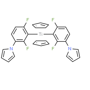 双2,6-二氟-3-吡咯苯基二茂钛；125051-32-3