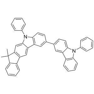7,7-dimethyl-5-phenyl-2-(9-phenyl-9H-carbazol-3-yl)-5,7-dihydroindeno[2,1-b]carbazole