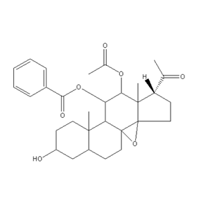 11α-O-苯甲酰-12β-O-乙酰通关藤苷元B