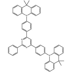 2-苯基-4,6-双[4-(9,9-二甲基-9,10-二氢吖啶)苯基]嘧啶