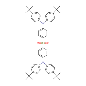 9,9-二-4,4’- (3,6-二叔丁基咔唑基)-苯基芴