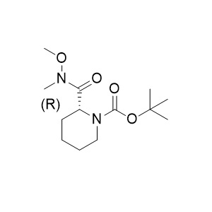 1-Boc-(2R)-(N-甲氧基-N-甲基氨基羰基)哌啶