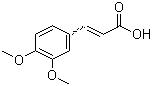 CAS 登录号：2316-26-9, 3,4-二甲氧基肉桂酸, 3,4-二甲氧基苯丙烯酸