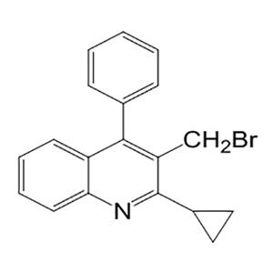 2-环丙基-4-苯基-3-溴甲基喹啉