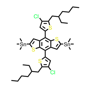 (4,8-二(4-氯-5-(2-乙基己基)噻吩-2-基)苯并[1,2-B:4,5-B']二噻吩-2,6-二基)双三甲基锡