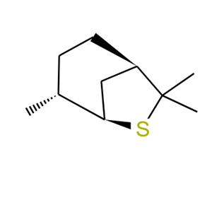 5718-75-2 (1R,4R,5R)-4,7,7-三甲基-6-硫代二环[3.2.1]辛烷