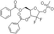 CAS 登录号：122111-11-9, 2-脱氧-2,2-二氟-D-赤式-呋喃戊糖-3,5-二苯甲酸酯-1-甲磺酸酯