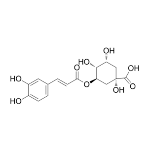绿原酸、奎尼酸、咖啡鞣酸3-O-咖啡酰奎尼酸、杜仲绿原酸、3-咖啡酰奎宁酸