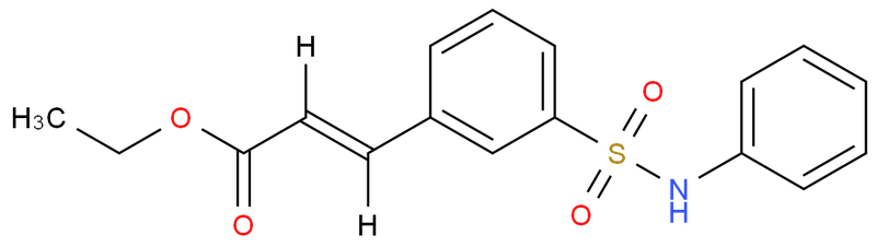 贝利司他中间体乙酯，E-3-[3-(N-苯基氨基磺酰基)苯基]丙烯酸乙酯