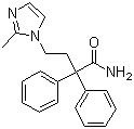 CAS 登录号：170105-16-5, 咪达那新, 4-(2-甲基-1H-咪唑-1-基)-2,2-二苯基丁酰胺