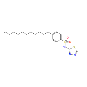 4-十二烷基-N-(1,3,4-噻二唑-2-基)苯磺酰胺