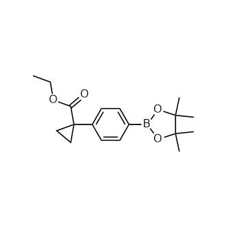乙基 4-(1-乙氧基羰基环丙基)苯硼酸, 频哪醇 酯