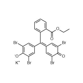 2,6-二溴-4-((3,5-二溴-4-氧代环己-2,5-二烯基-1,1-亚烷基))(2-(乙氧羰基)苯基)甲基)酚钾