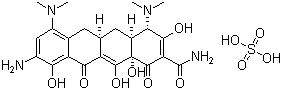 CAS 登录号：149934-20-3, 9-氨基米诺环素硫酸盐