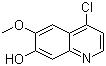 CAS 登录号：205448-31-3, 4-氯-6-甲氧基喹啉-7-醇