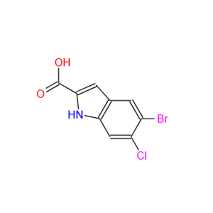5-溴-6-氯-2-吲哚甲酸