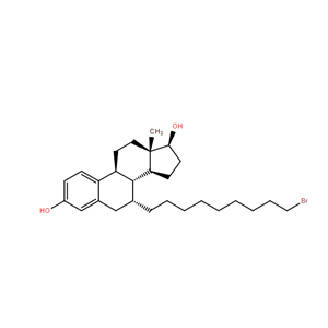 7α-(9-溴壬烷基)雌甾-1,3,5(10)-三烯-3,17β-二醇 产品图片
