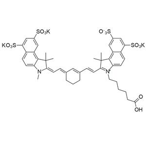 Sulfo-Cyanine7.5 carboxylic acid，1803099-44-6