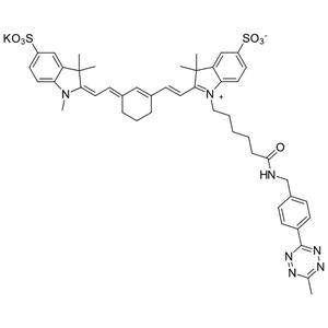 磺酸基花青素CY7四嗪，Sulfo-Cyanine7 tetrazine