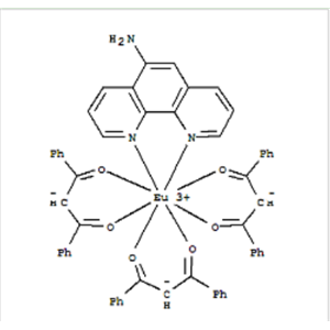三(二苯甲酰甲烷)单(5-氨基-1,10-菲罗啉)铕(III) cas:352546-68-0