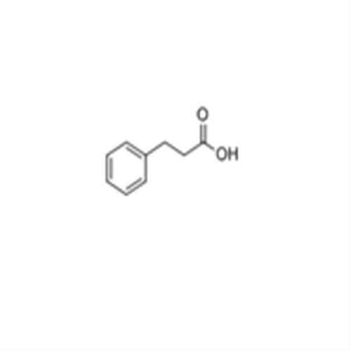 Hydrocinnamic acid (3-Phenyl-n-propionic acid).png