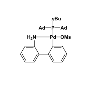 甲磺酸[正丁基二(1-金刚烷基)膦](2-氨基-1,1'-联苯-2-基)钯(II) 产品图片