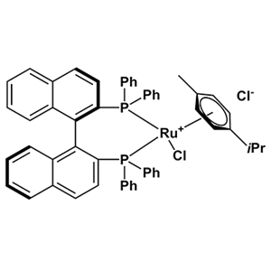 氯[（R )-(+)-2,2' - 双（二苯基膦）-1,1' - 联萘]（伞花烃）氯化钌（II） 产品图片