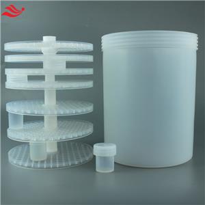 PFA圆桶清洗桶4L6L耐腐蚀低本底小瓶清洗系统可做反应装置