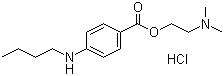 CAS 登录号：136-47-0, 盐酸丁卡因, 4-(丁氨基)-苯甲酸-2-(二甲氨基)乙酯盐酸盐