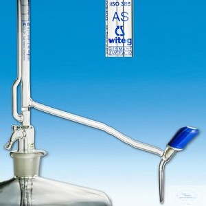 棕色自动滴定管AS级 回流10ml 无球瓶|刻度0.02ml±0.02ml|Witeg