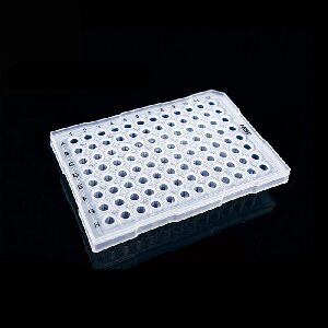 96孔PCR板 0.2ml 半裙边 高管 透明 适用ABI仪器 A12切角|200ul|耐思/Nest