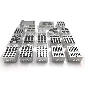 干式恒温器模块 0.2ml x 96（酶标板平底）（适配于DH100-2、DH100-4、DH200）|MD18|杭州瑞诚