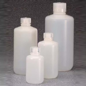 [LPE] 窄口瓶 氟化高密度聚乙烯 半透明 氟化聚丙烯盖 500ml 非无菌|500ml|Nalgene/耐洁
