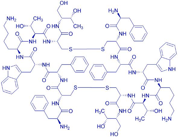 Octreotide (Dimer, Antiparallel) 1926163-78-1.png