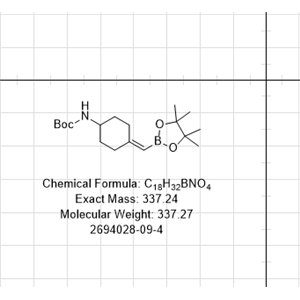 叔丁基(4-((4,4,5,5-四甲基-1,3,2-二氧杂硼烷-2-基)亚甲基)环己基)氨基甲酸酯