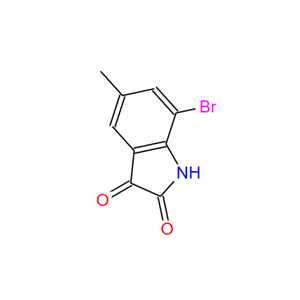 7-溴-5-甲基吲哚啉-2,3-二酮
